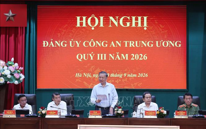 Tổng Bí thư, Chủ tịch nước Tô Lâm dự Hội nghị Đảng ủy Công an Trung ương