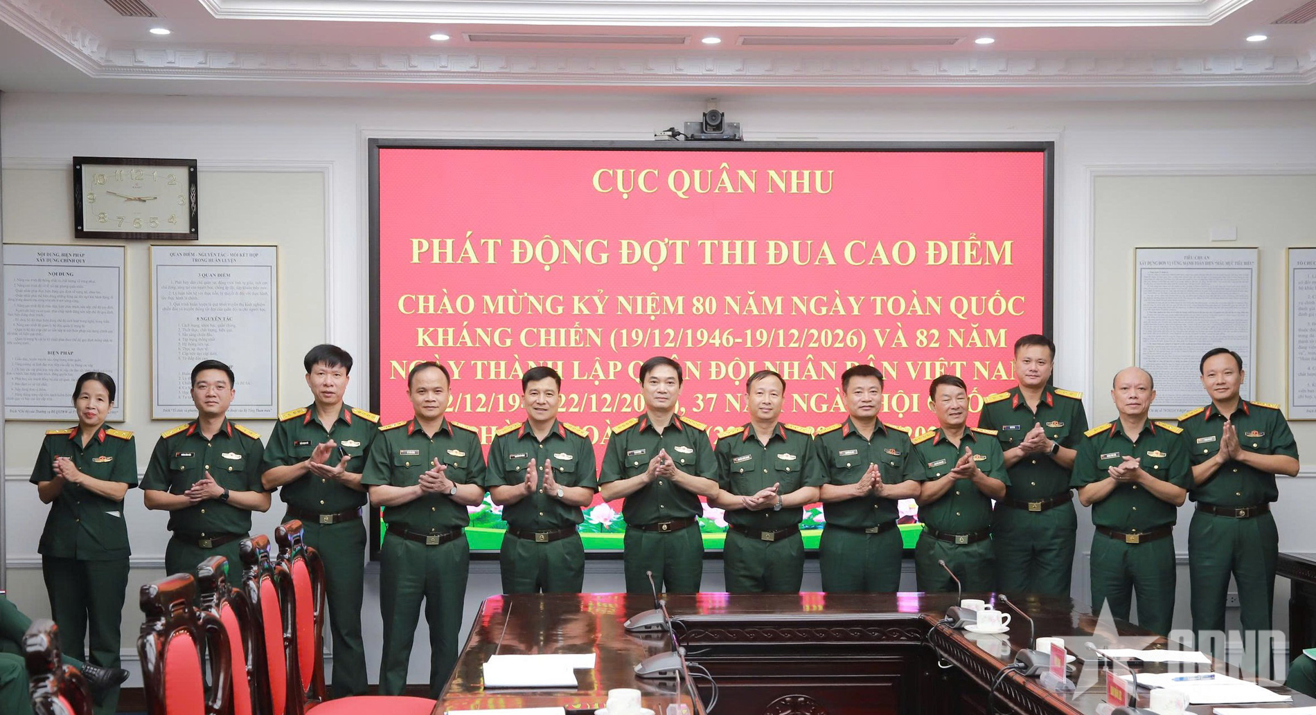 Cục Quân nhu phát động 80 ngày thi đua Quyết thắng