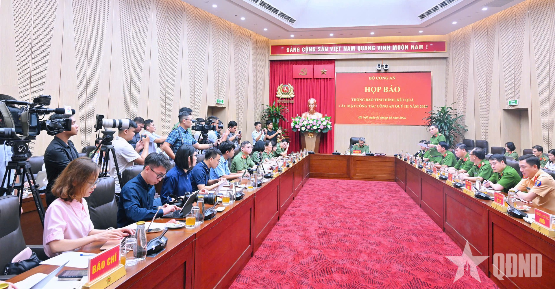 Bộ Công an họp báo quý III-2026