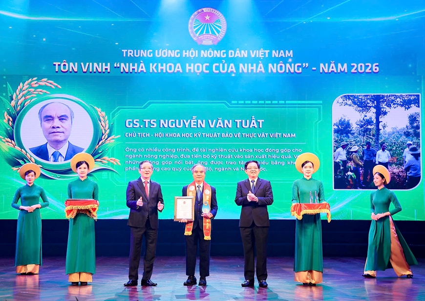 Tôn vinh 42 cá nhân đạt danh hiệu "Nhà khoa học của nhà nông" lần thứ 7
