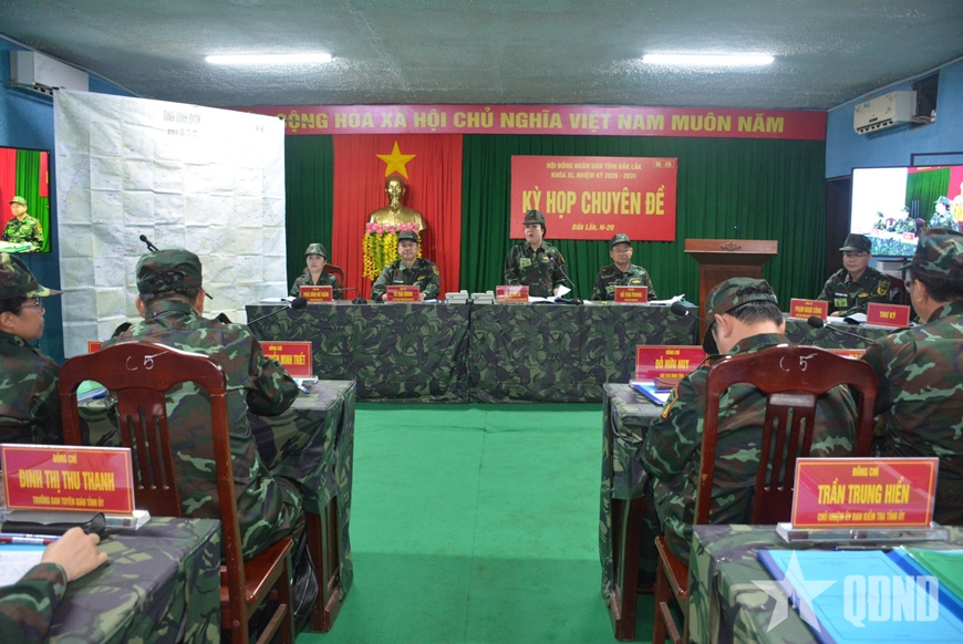 “Sát hạch” trình độ các lực lượng trong khu vực phòng thủ tỉnh Đắk Lắk