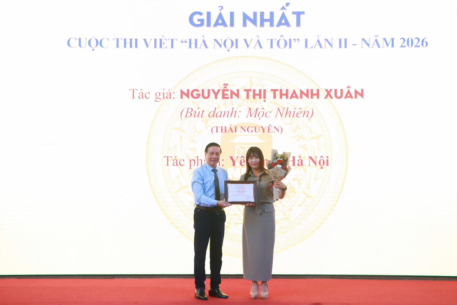 10 tác giả đoạt giải cuộc thi viết “Hà Nội & Tôi” lần thứ II