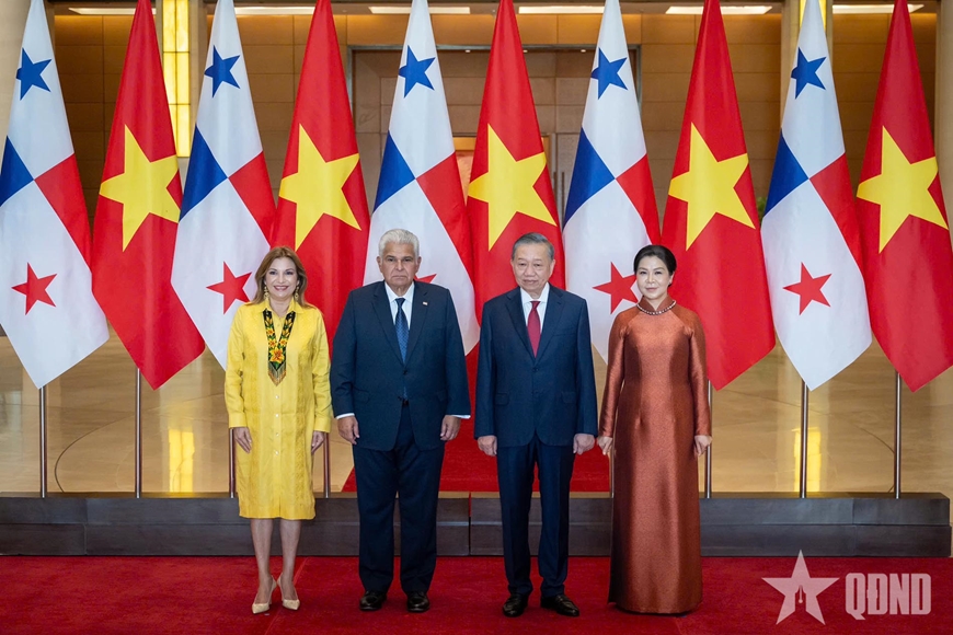 Tổng Bí thư, Chủ tịch nước Tô Lâm chủ trì lễ đón Tổng thống Cộng hòa Panama