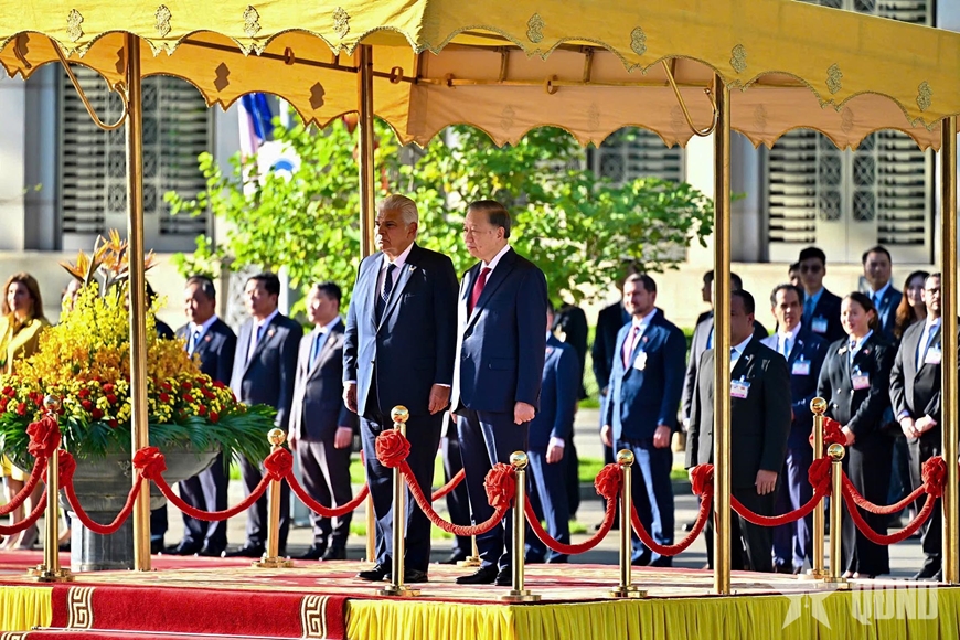 Tổng Bí thư, Chủ tịch nước Tô Lâm chủ trì lễ đón Tổng thống Cộng hòa Panama