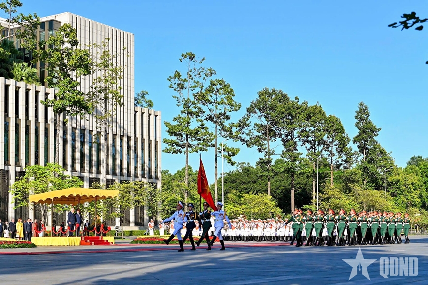 Tổng Bí thư, Chủ tịch nước Tô Lâm chủ trì lễ đón Tổng thống Cộng hòa Panama