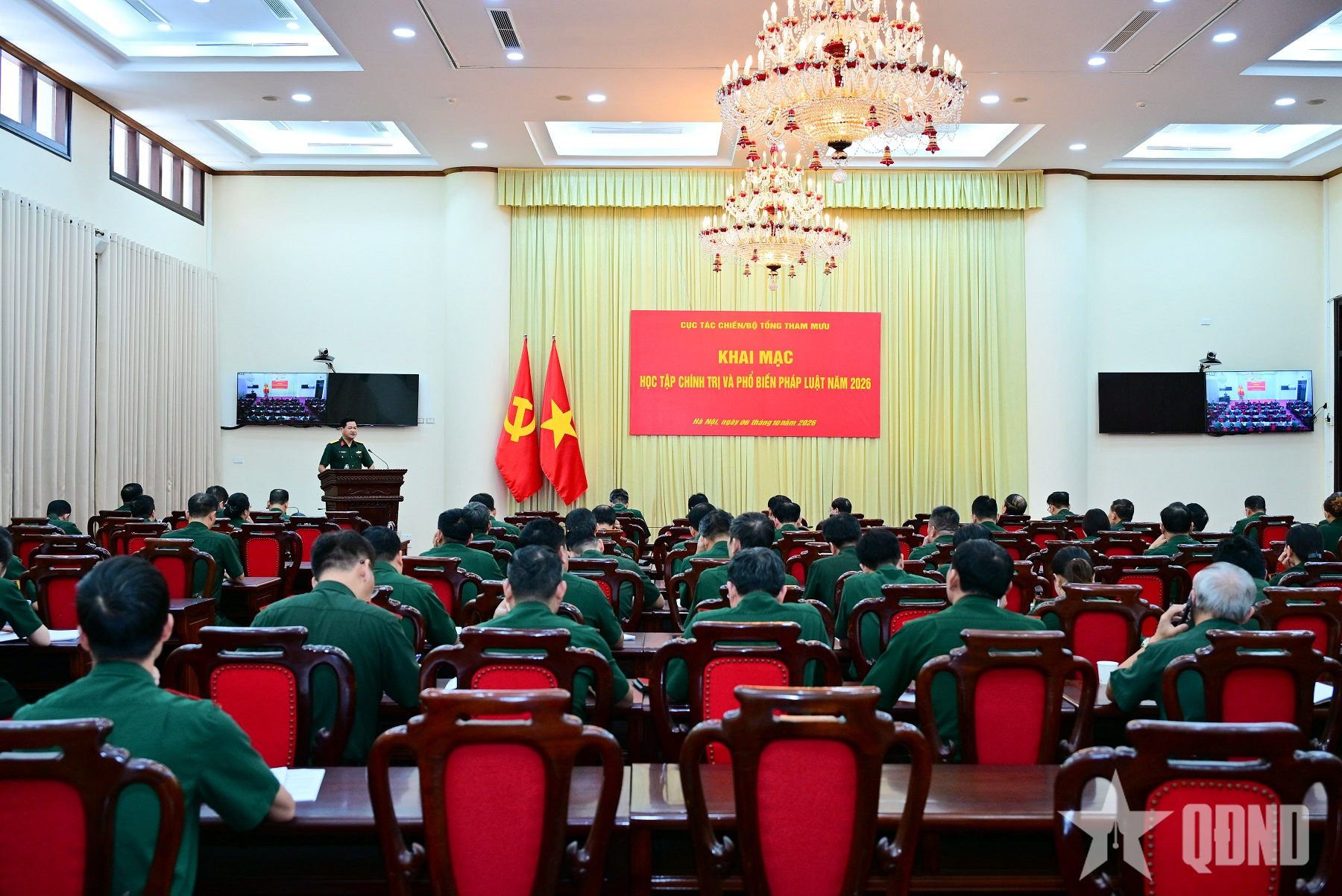 Cục Tác chiến tổ chức học tập chính trị và phổ biến pháp luật năm 2026
