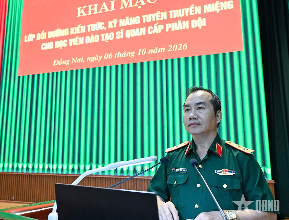 Trường Sĩ quan Lục quân 2 bồi dưỡng kỹ năng tuyên truyền miệng cho học viên