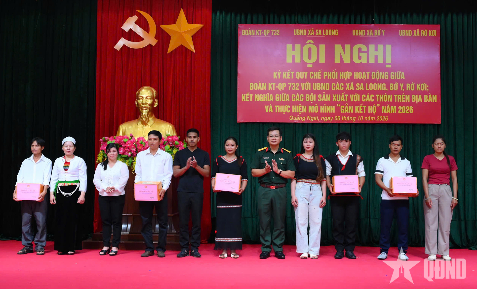 Đoàn Kinh tế - Quốc phòng 732 (Binh đoàn 15) gắn kết quân dân, xây dựng địa bàn biên giới vững mạnh