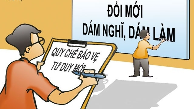 Bảo vệ cán bộ dám nghĩ, dám làm