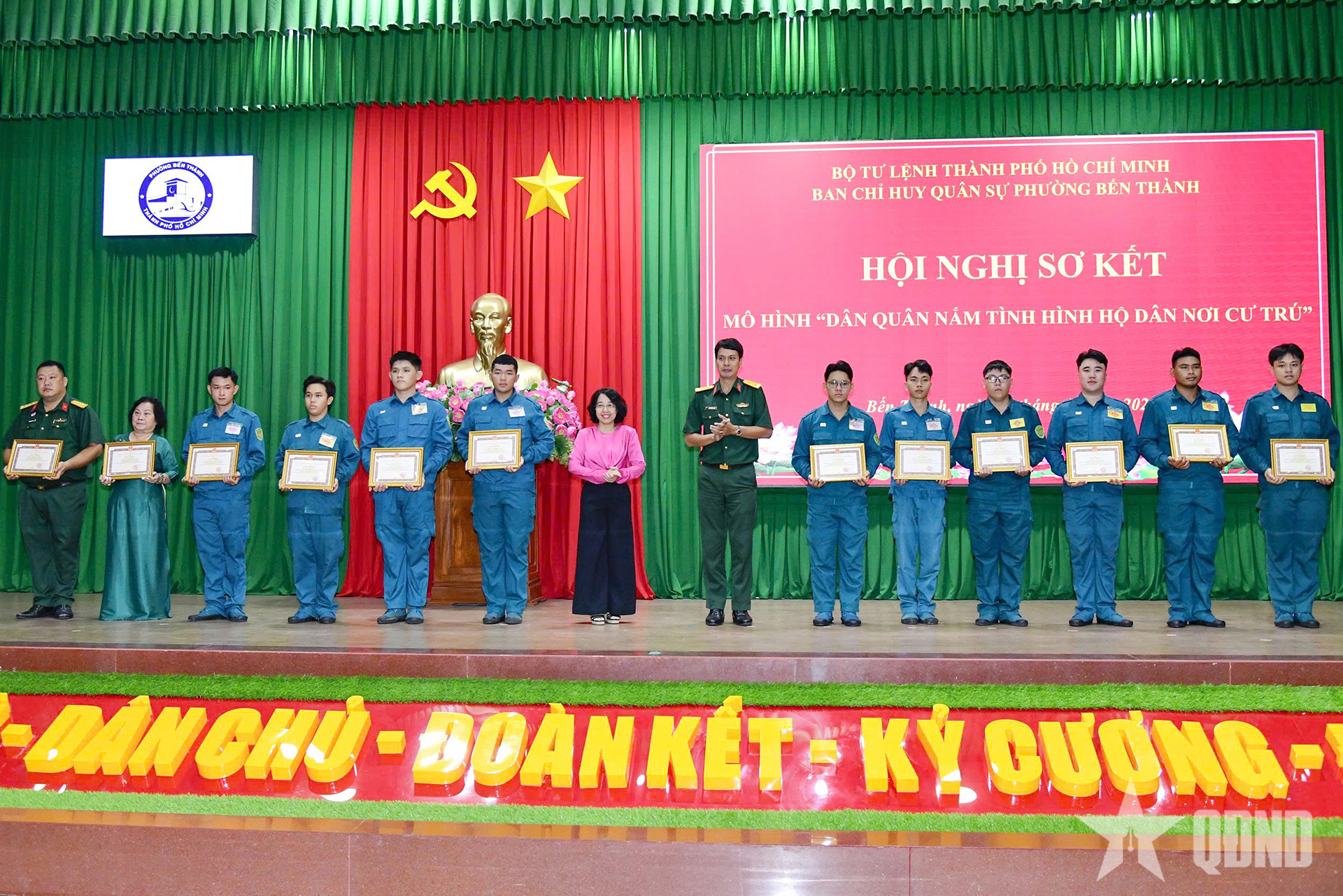 Phát huy hiệu quả mô hình “Dân quân nắm tình hình hộ dân nơi cư trú”