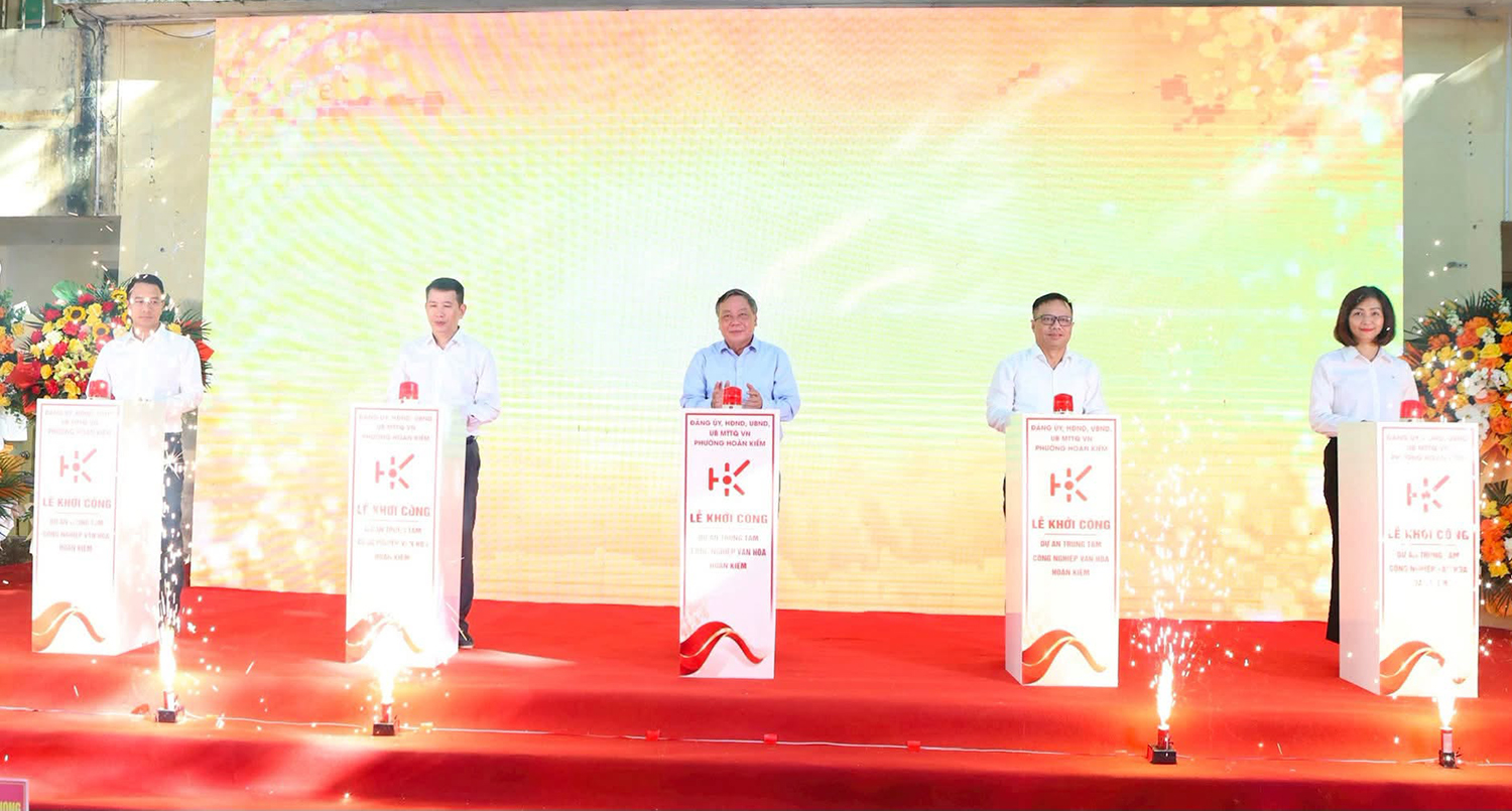 Khởi công xây dựng Trung tâm Công nghiệp văn hóa tại khu vực phố cổ Hà Nội