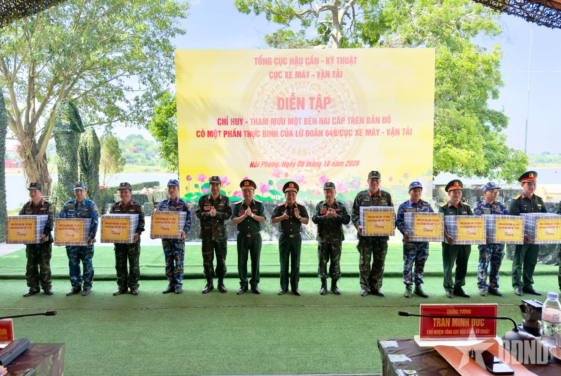 Lữ đoàn 649, Cục Xe máy-Vận tải hoàn thành diễn tập chỉ huy-tham mưu một bên hai cấp