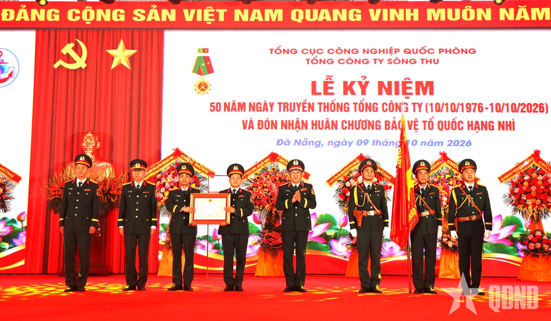 Thượng tướng Phạm Hoài Nam dự Lễ kỷ niệm 50 năm Ngày truyền thống Tổng công ty Sông Thu 