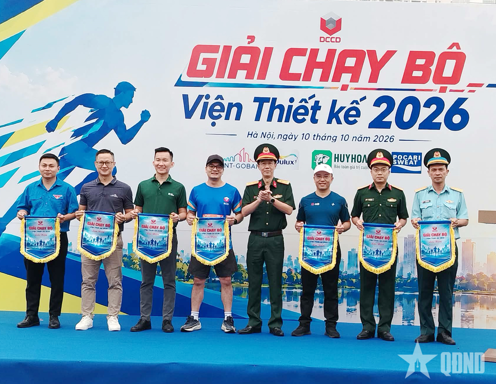 268 vận động viên tham gia Giải chạy bộ Viện Thiết kế năm 2026