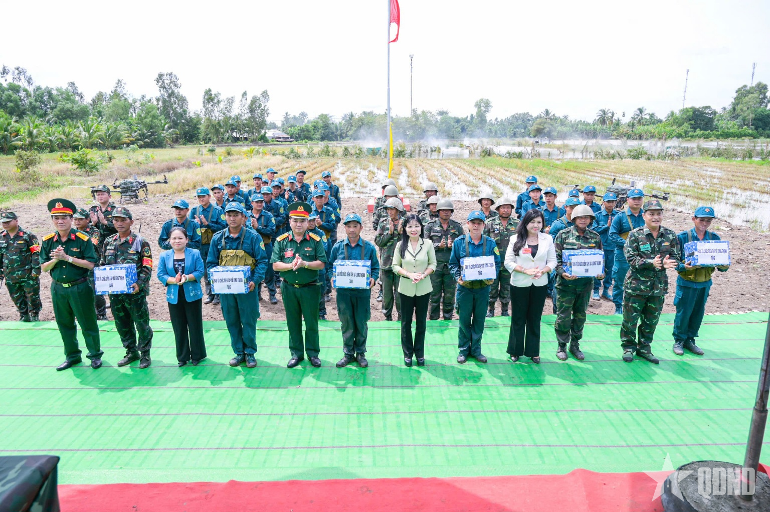 An Giang: Hoàn thành diễn tập chiến đấu phòng thủ xã Long Thạnh năm 2026

