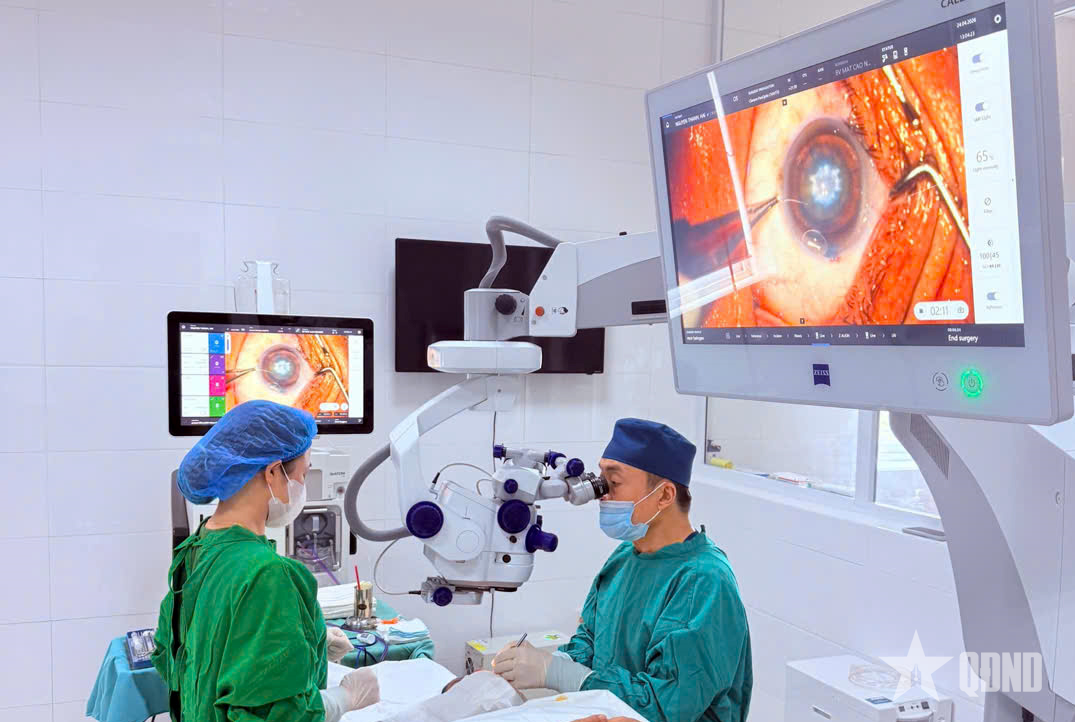 Bệnh viện Mắt Cao Nguyên mổ đục thủy tinh thể miễn phí cho 66 người thuộc gia đình chính sách, hộ nghèo