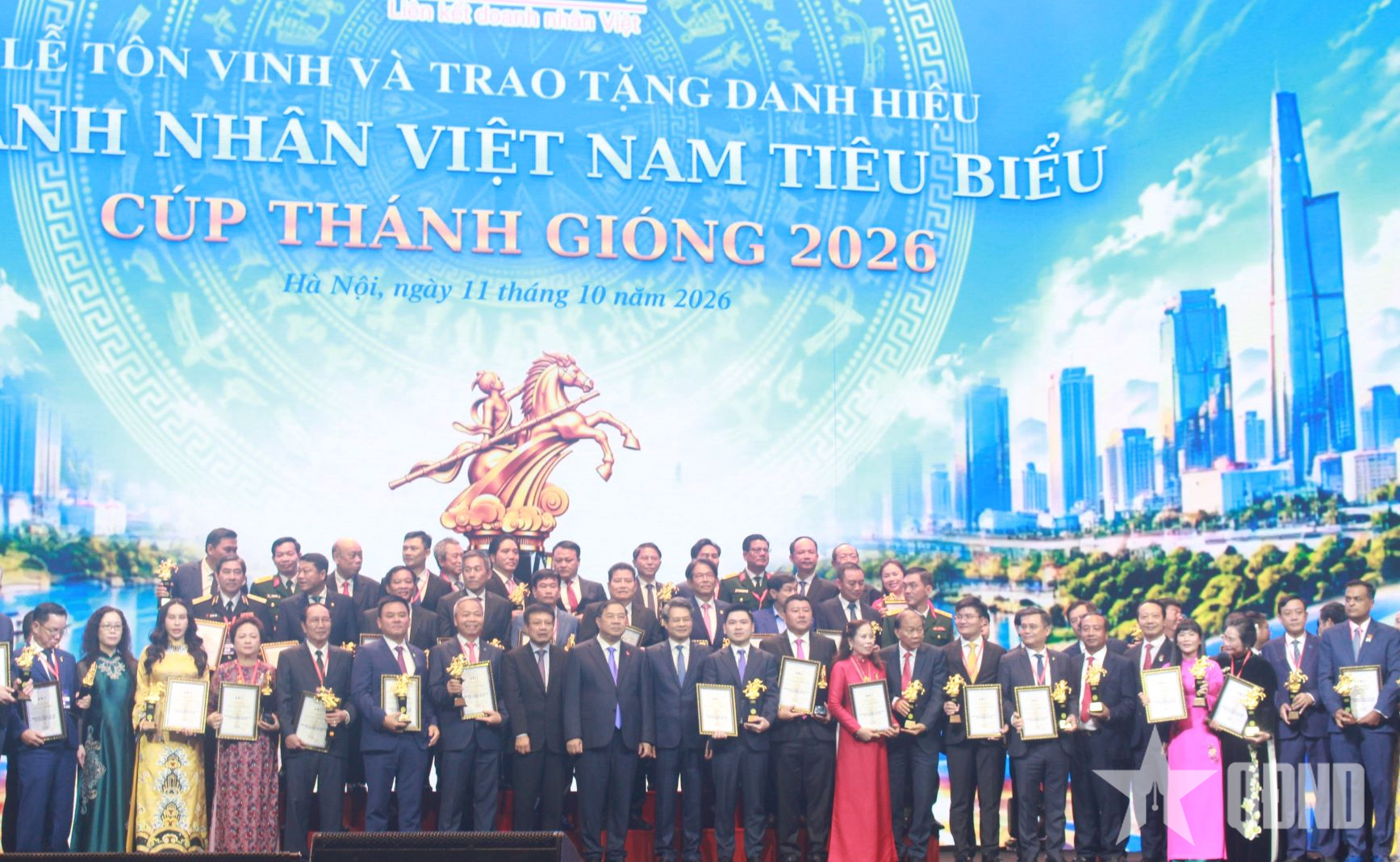 Vinh danh Doanh nhân Việt Nam tiêu biểu – Cúp Thánh Gióng năm 2026