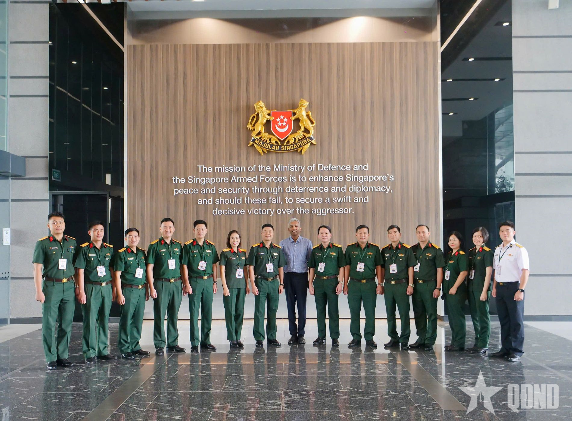 Bắt đầu chương trình giao lưu sĩ quan trẻ Việt Nam - Singapore năm 2026