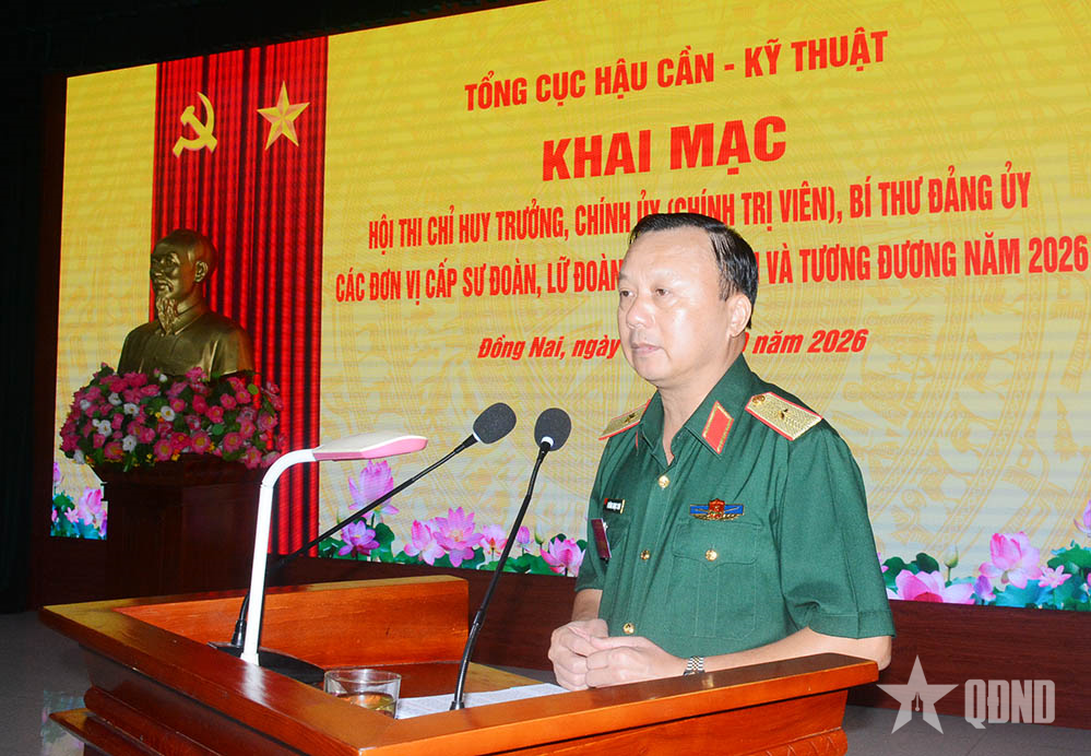Tổng cục Hậu cần-Kỹ thuật tổ chức thi cán bộ chủ trì năm 2026