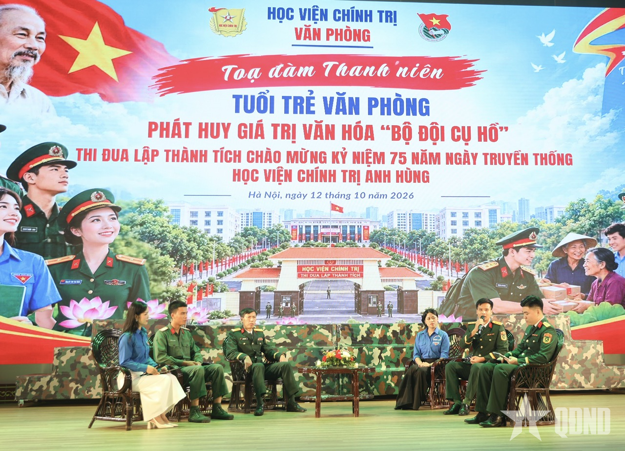 Tuổi trẻ Văn phòng Học viện Chính trị phát huy giá trị văn hóa “Bộ đội Cụ Hồ”

