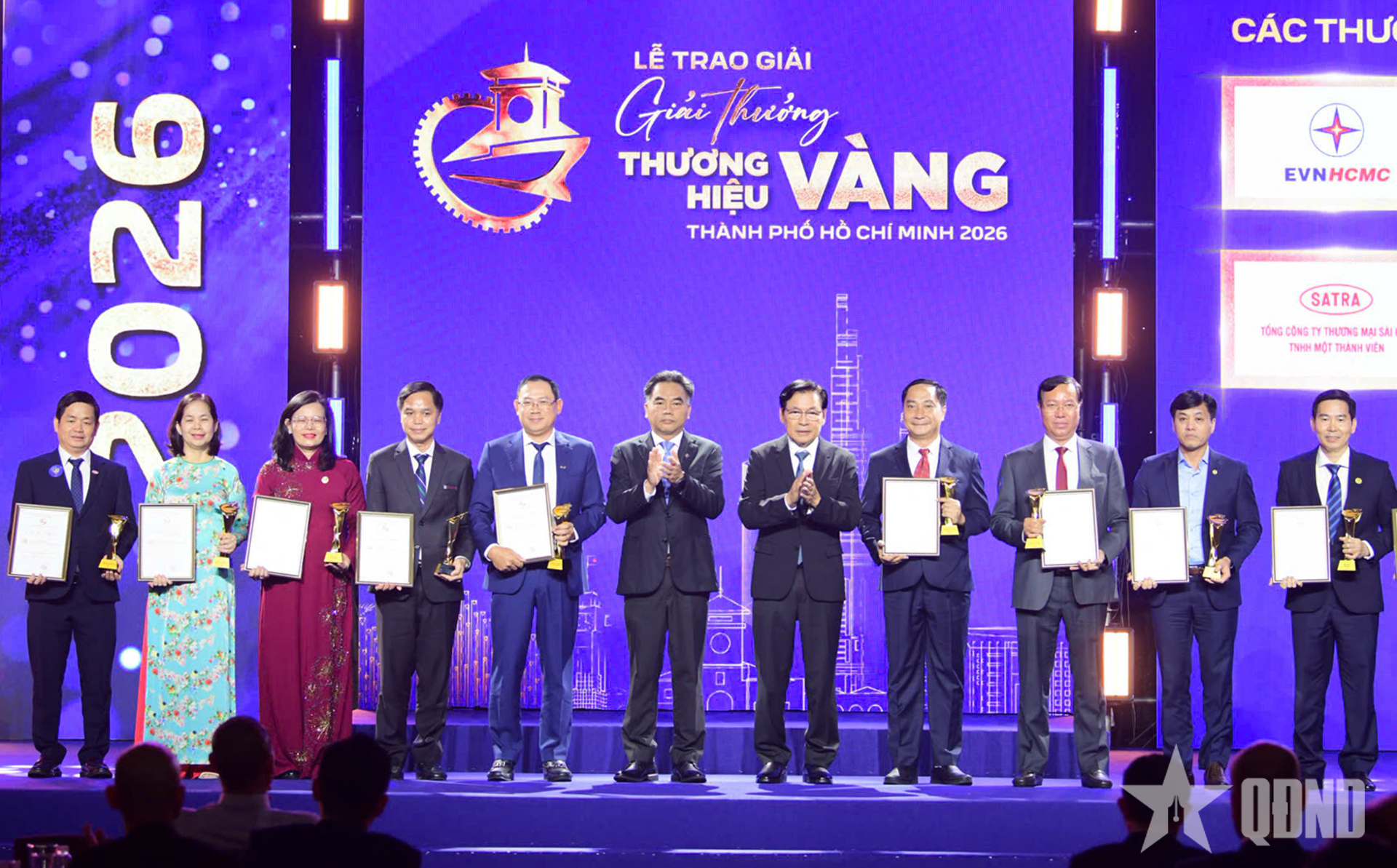 Vinh danh 50 “Thương hiệu Vàng TP Hồ Chí Minh”