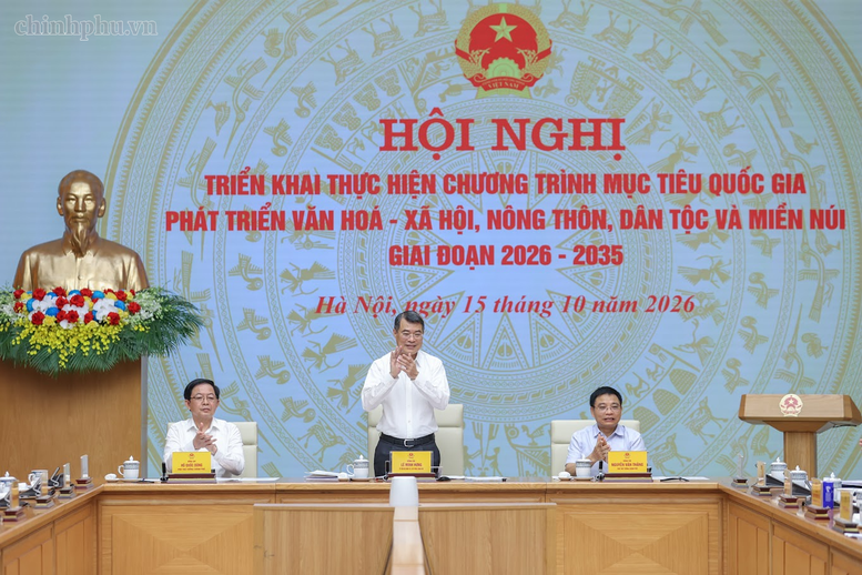 Thủ tướng Lê Minh Hưng chủ trì Hội nghị triển khai Chương trình mục tiêu quốc gia phát triển văn hóa - xã hội, nông thôn, dân tộc miền núi 