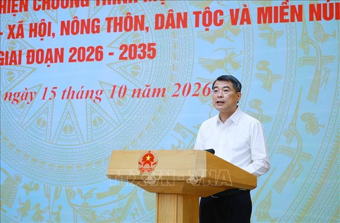 Thủ tướng Lê Minh Hưng: Không để người dân phải chờ đợi khi triển khai Chương trình mục tiêu quốc gia