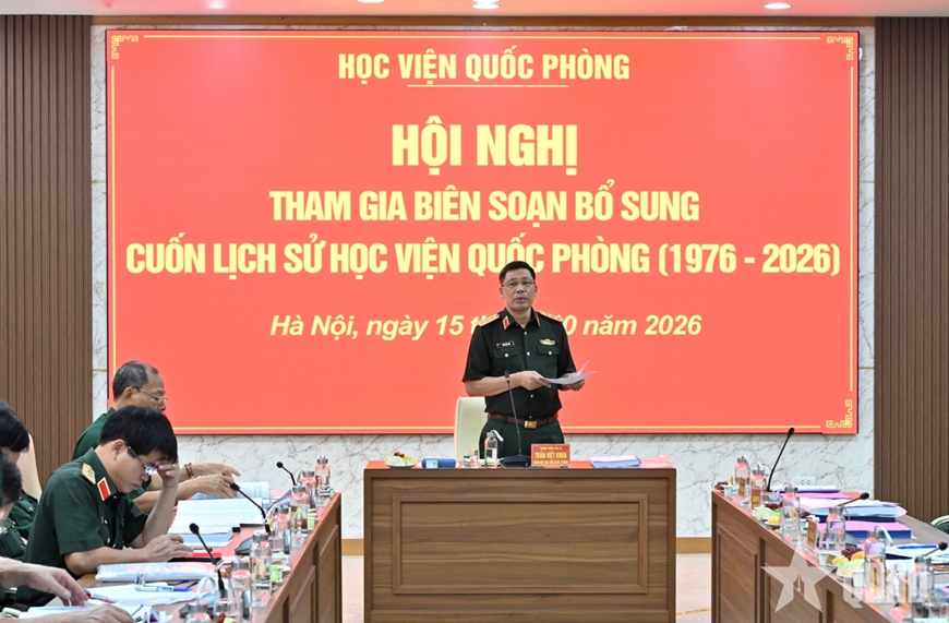 Biên soạn cuốn sách “Lịch sử Học viện Quốc phòng” bảo đảm chất lượng