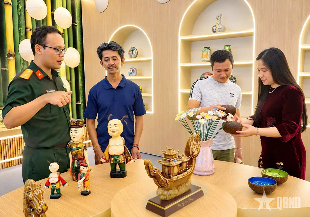 Ấn tượng sắc màu văn hóa Việt Nam tại Hội chợ Videx Cambodia 2026

