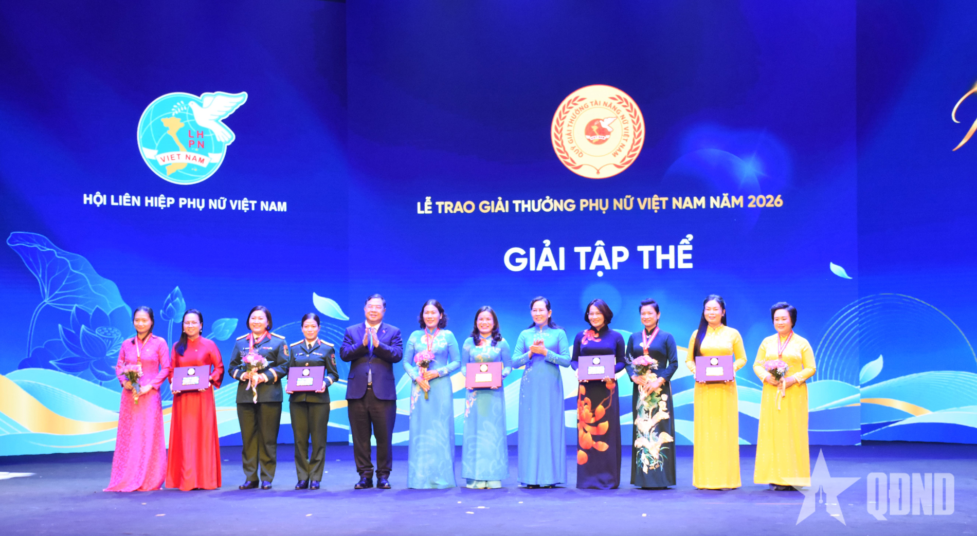 5 tập thể, 12 cá nhân được trao Giải thưởng Phụ nữ Việt Nam năm 2026