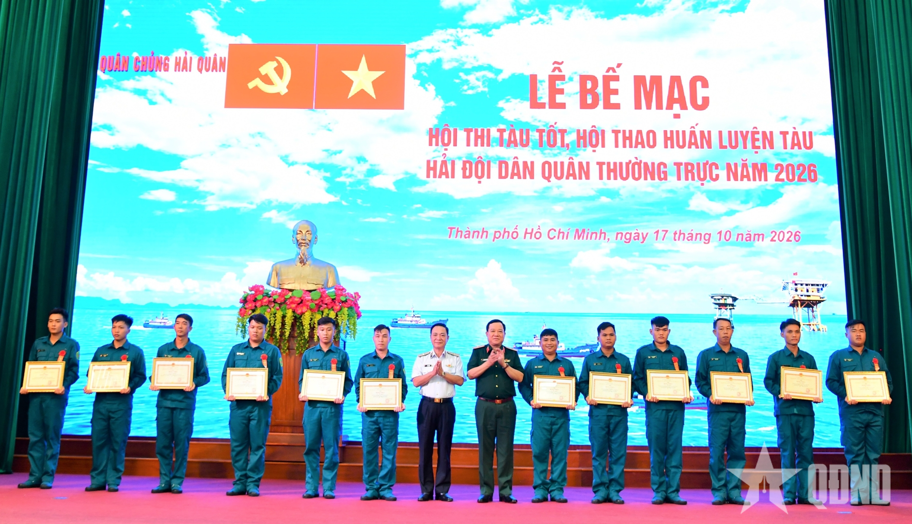 Bế mạc Hội thi tàu tốt, Hội thao huấn luyện tàu Hải đội Dân quân thường trực năm 2026
