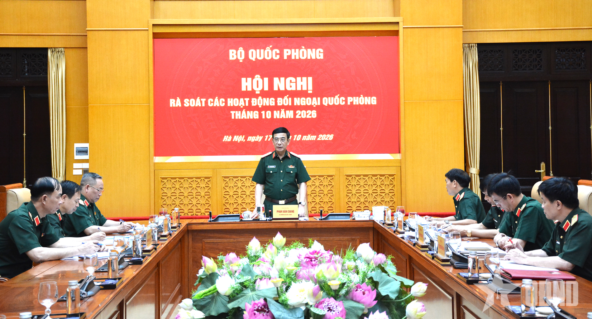 Rà soát các hoạt động đối ngoại quốc phòng