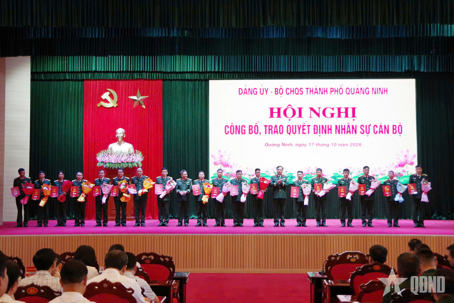 Quảng Ninh kiện toàn đội ngũ chính trị viên Ban CHQS cấp xã