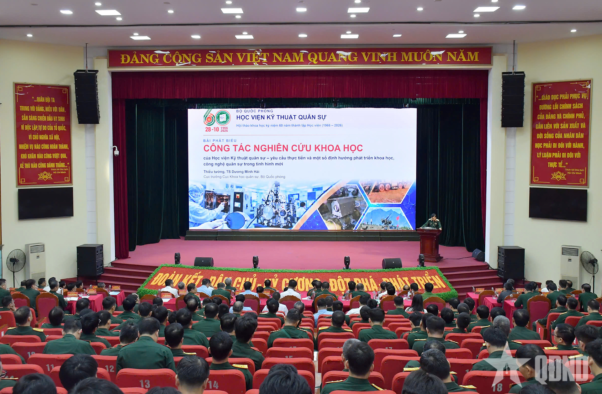 Học viện Kỹ thuật quân sự: Tiếp tục nâng cao năng lực nghiên cứu, làm chủ công nghệ

