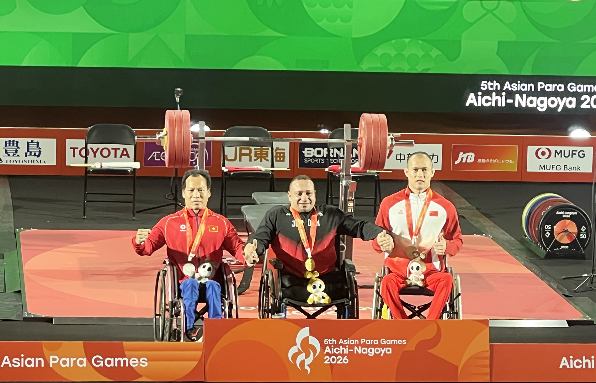 Lực sĩ Lê Văn Công giành Huy chương bạc Asian Para Games 2026

