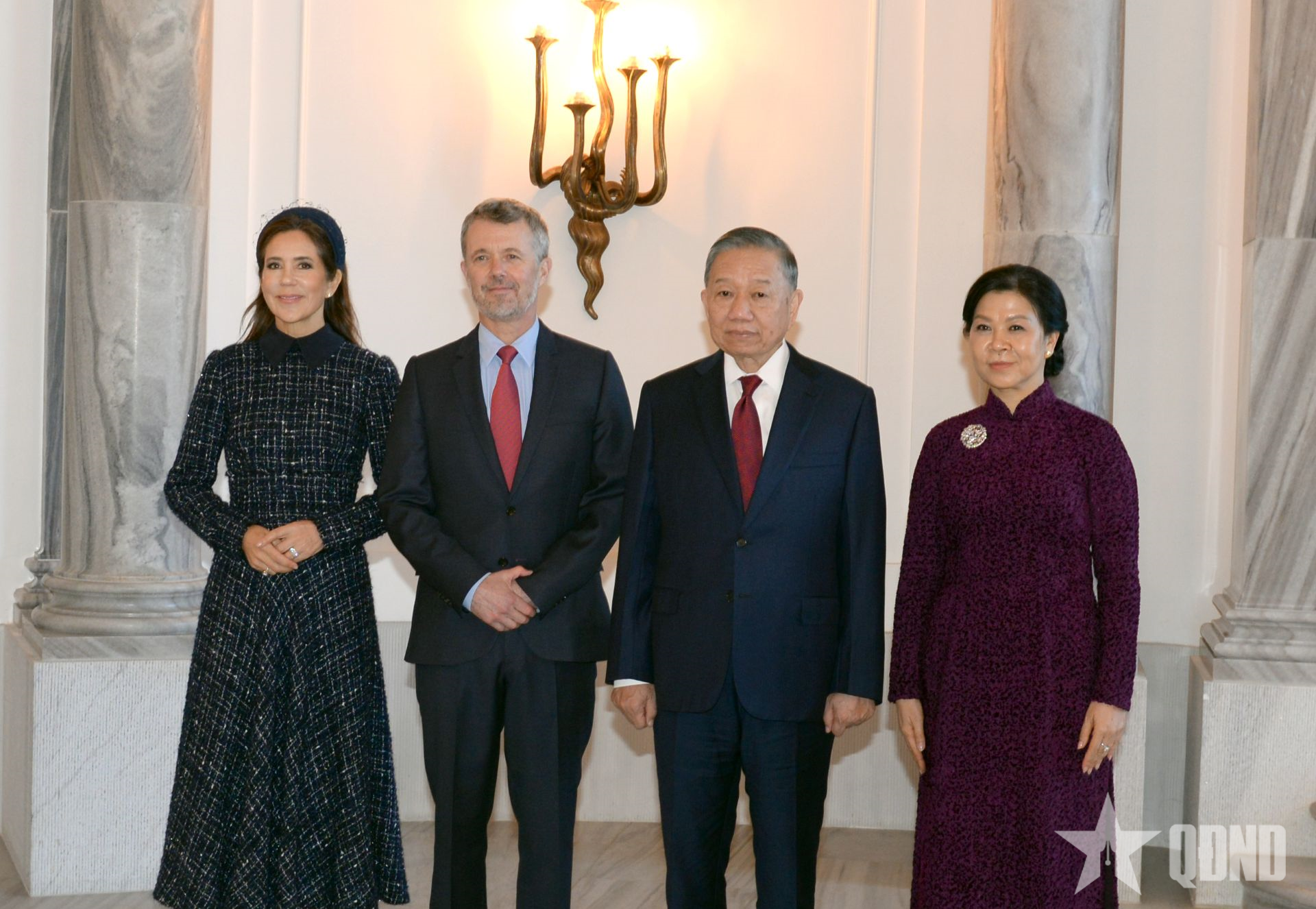 Tổng Bí thư, Chủ tịch nước Tô Lâm và phu nhân hội kiến Nhà vua Frederik X và Hoàng hậu Đan Mạch