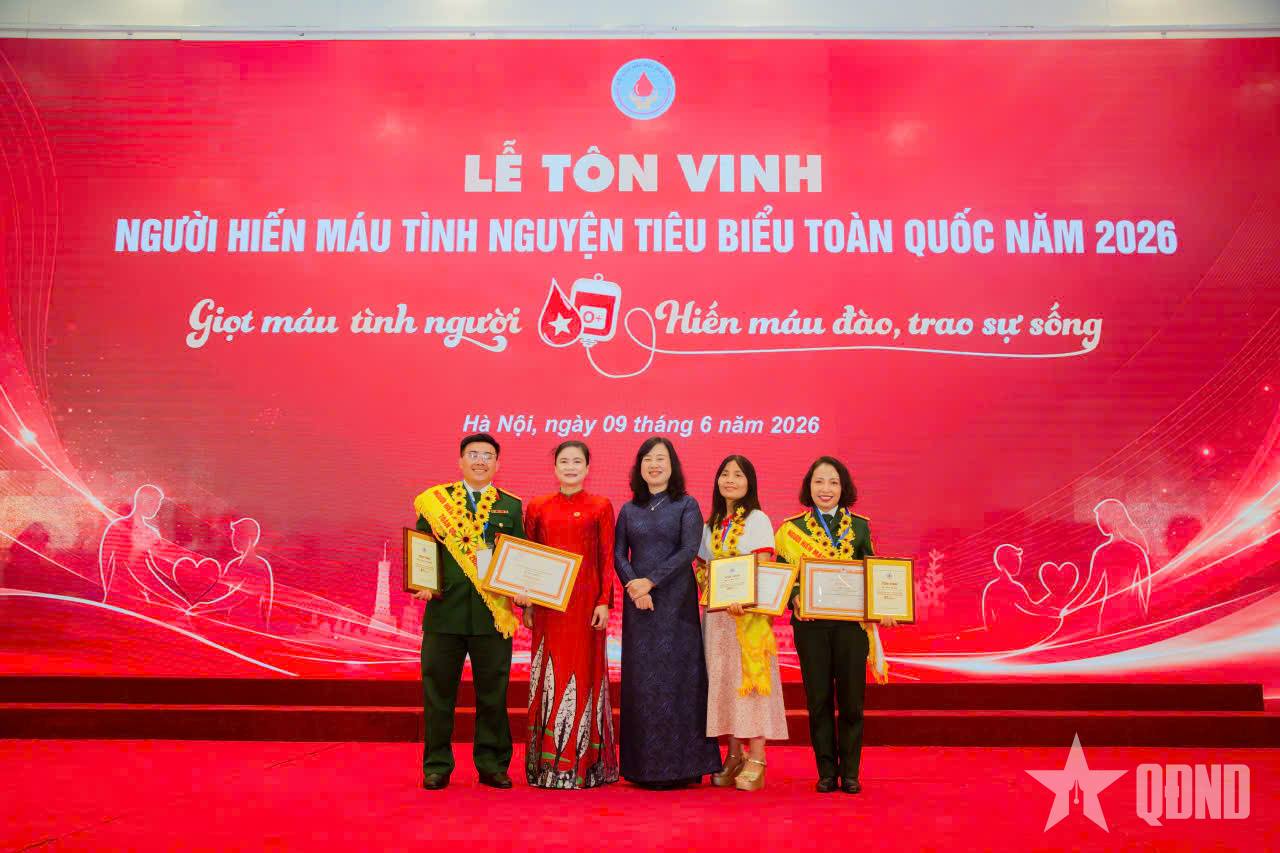 Đại úy QNCN Thiều Thanh Tâm và 49 lần hiến máu cứu người