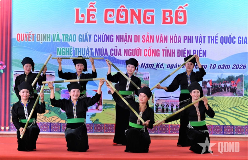 Điện Biên: Trao Quyết định chứng nhận di sản văn hóa phi vật thể quốc gia