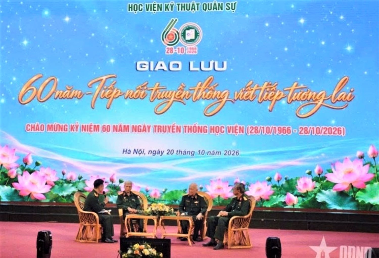 Học viện Kỹ thuật Quân sự giao lưu tiếp nối truyền thống, viết tiếp tương lai

