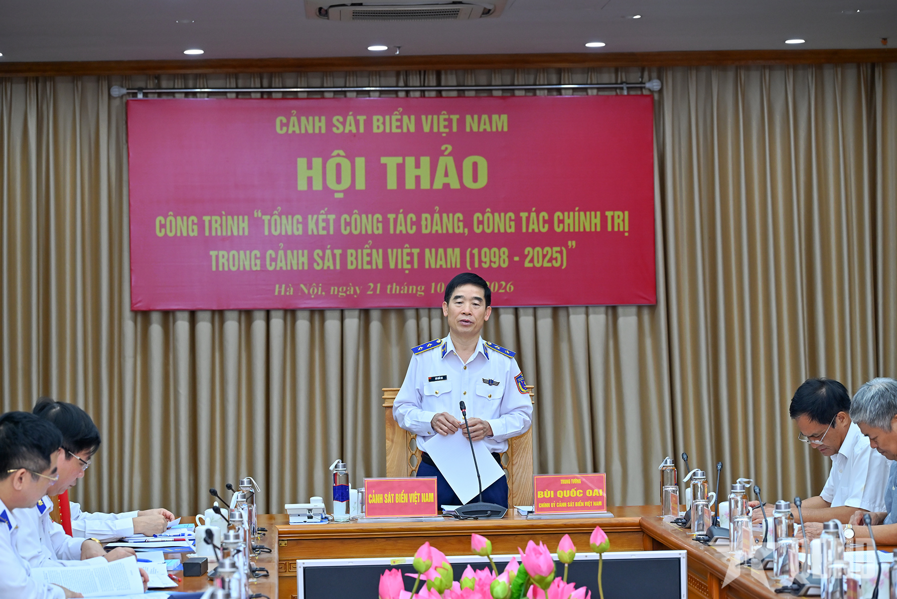 Hội thảo Công trình Tổng kết công tác Đảng, công tác chính trị trong Cảnh sát biển Việt Nam