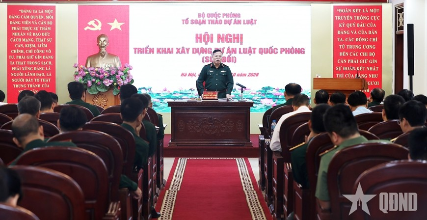 Triển khai xây dựng Dự án Luật Quốc phòng (sửa đổi)