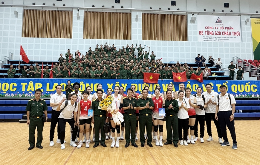 Câu lạc bộ bóng chuyền nữ Binh chủng Thông tin - Binh đoàn 19 trở lại ấn tượng