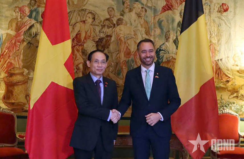Bộ trưởng Bộ Ngoại giao Lê Hoài Trung gặp Phó thủ tướng, Bộ trưởng Ngoại giao Bỉ Maxime Prévot