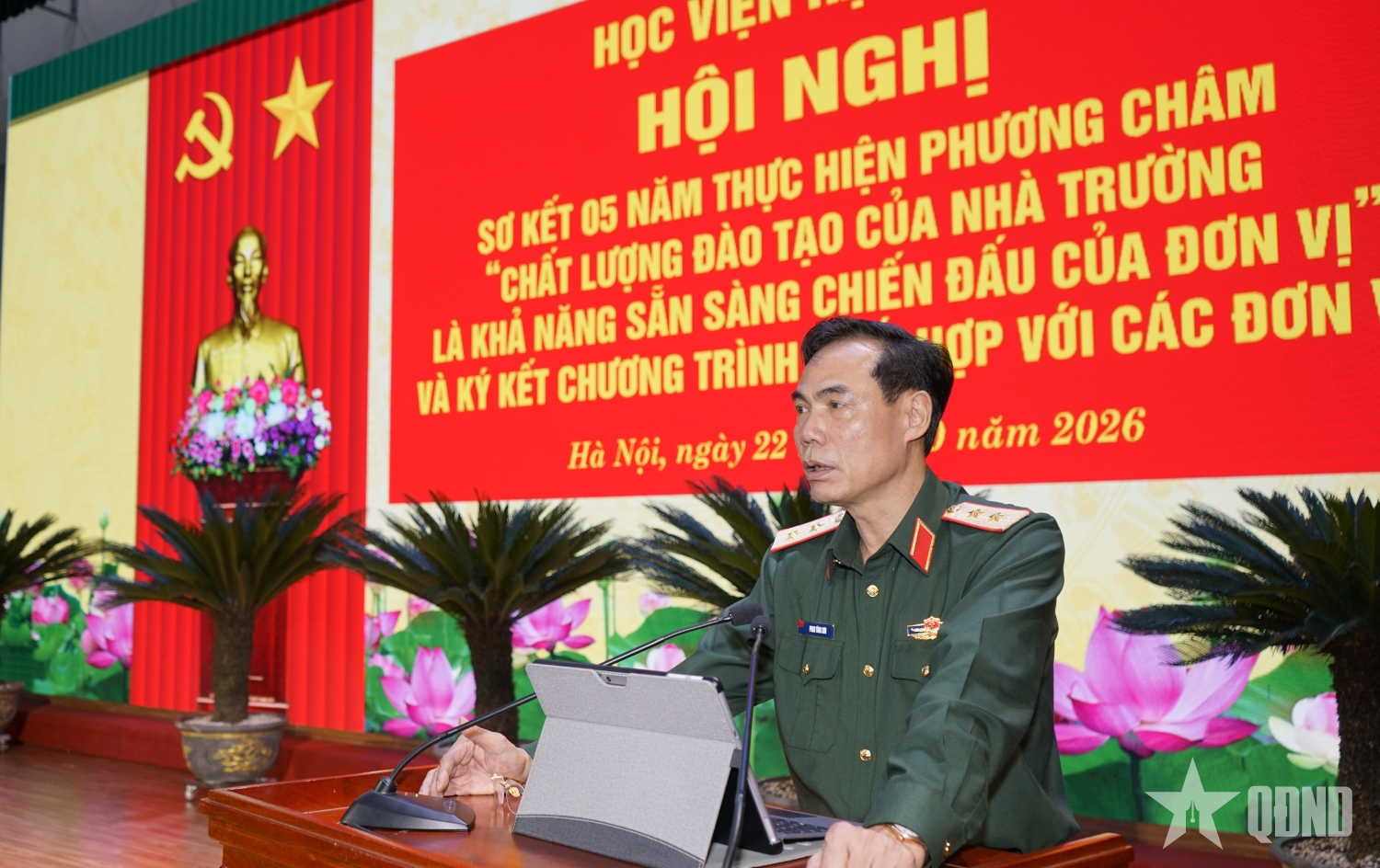 Học viện Hậu cần: Tăng cường phối hợp, nâng cao chất lượng đào tạo
