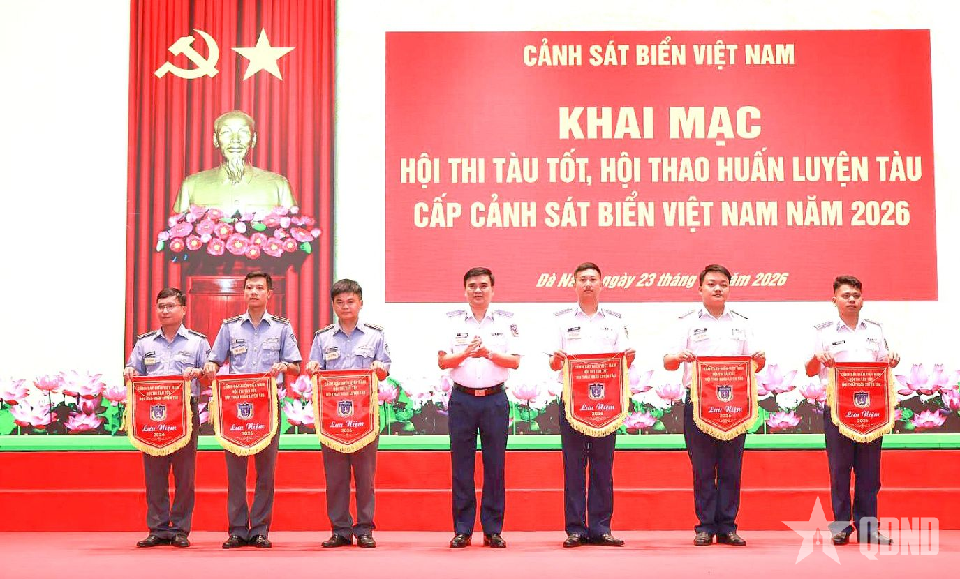Khai mạc Hội thi tàu tốt, Hội thao huấn luyện tàu cấp Cảnh sát biển Việt Nam năm 2026 khu vực II