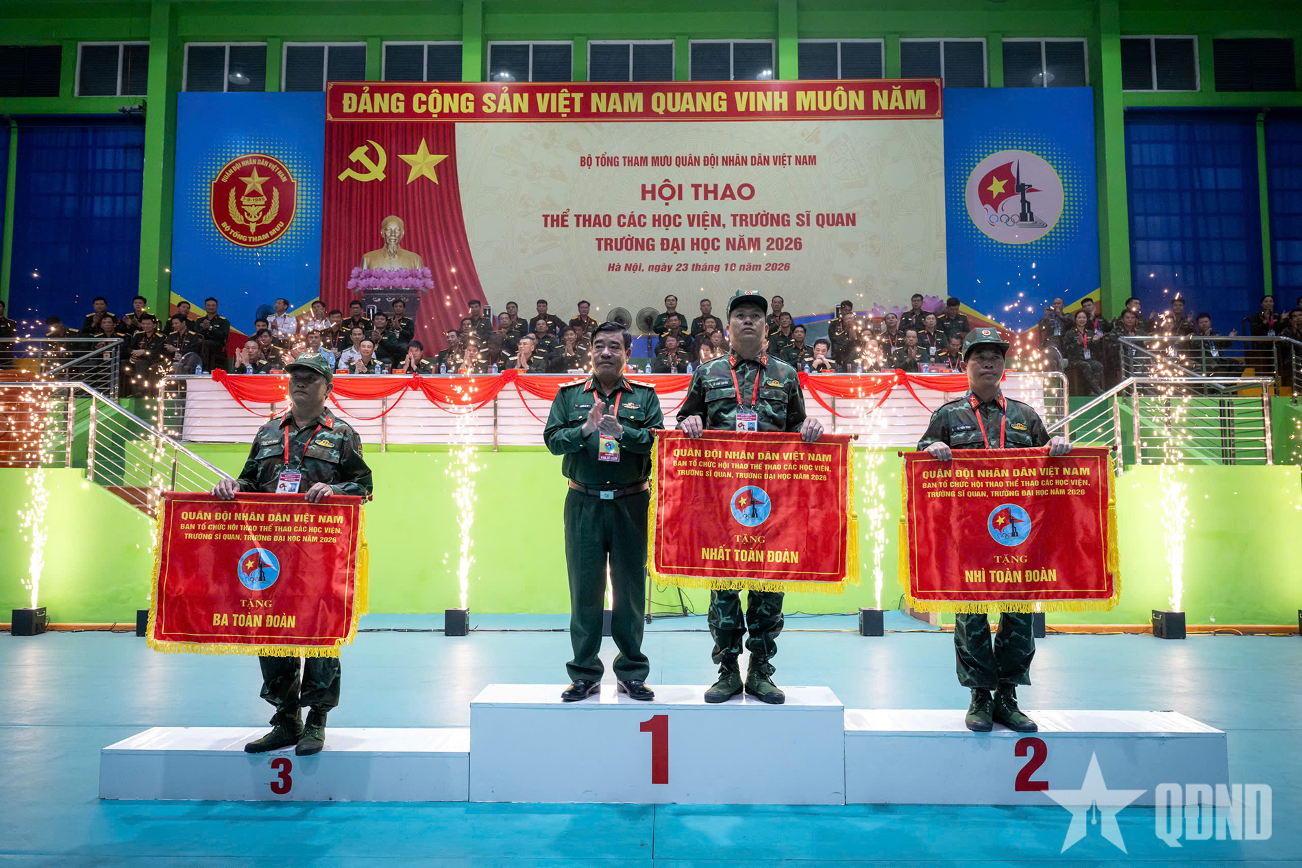 Trường Sĩ quan Chính trị nhất toàn đoàn Hội thao Thể thao các Học viện, trường sĩ quan, trường đại học năm 2026