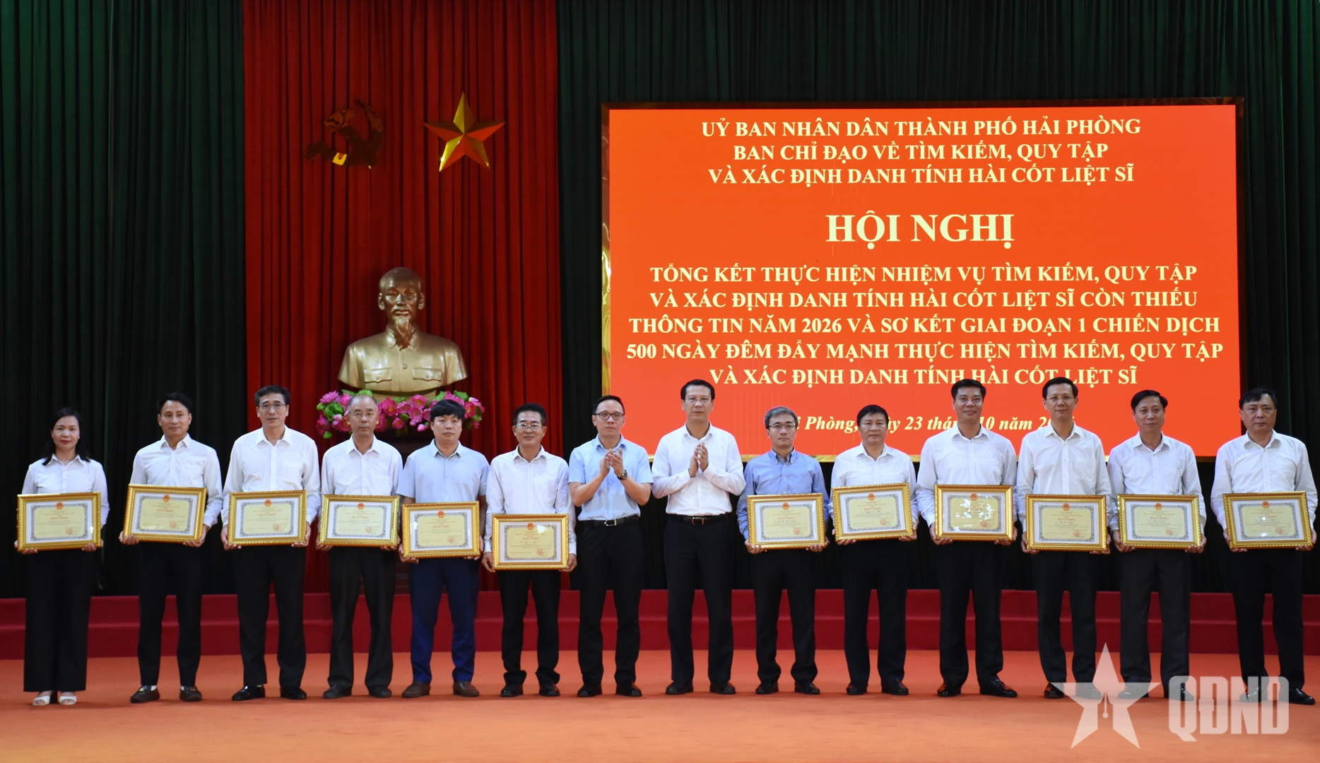 TP Hải Phòng: Hoàn thành tốt nhiệm vụ tìm kiếm, quy tập và xác định danh tính hài cốt liệt sĩ năm 2026