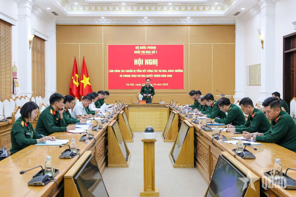 Khối thi đua số 1 Bộ Quốc phòng chuẩn bị tổng kết thi đua, khen thưởng năm 2026