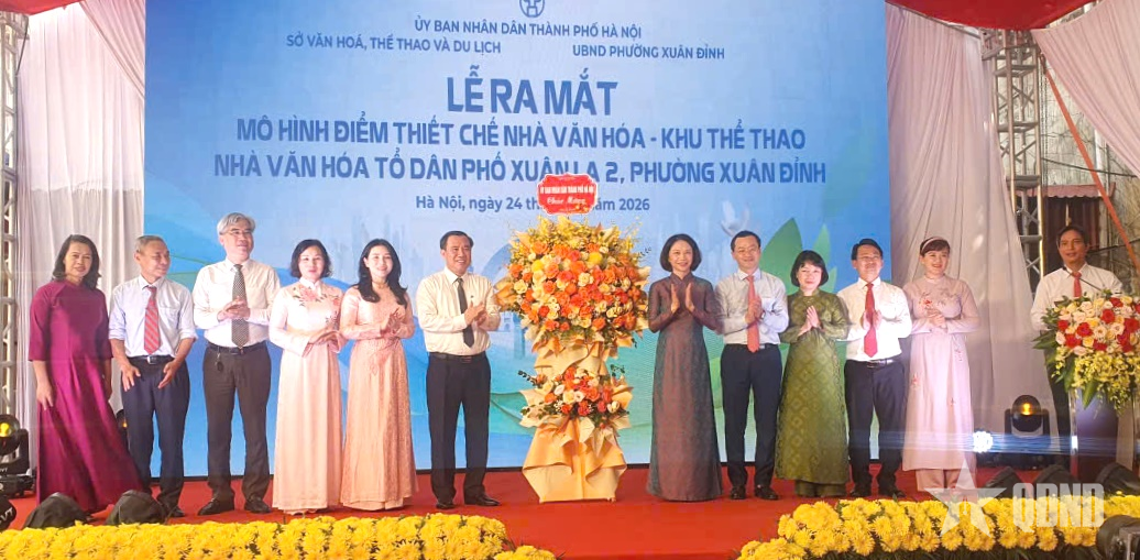 Ra mắt mô hình đại diện thiết chế văn hóa tổ dân phố các phường xa trung tâm
