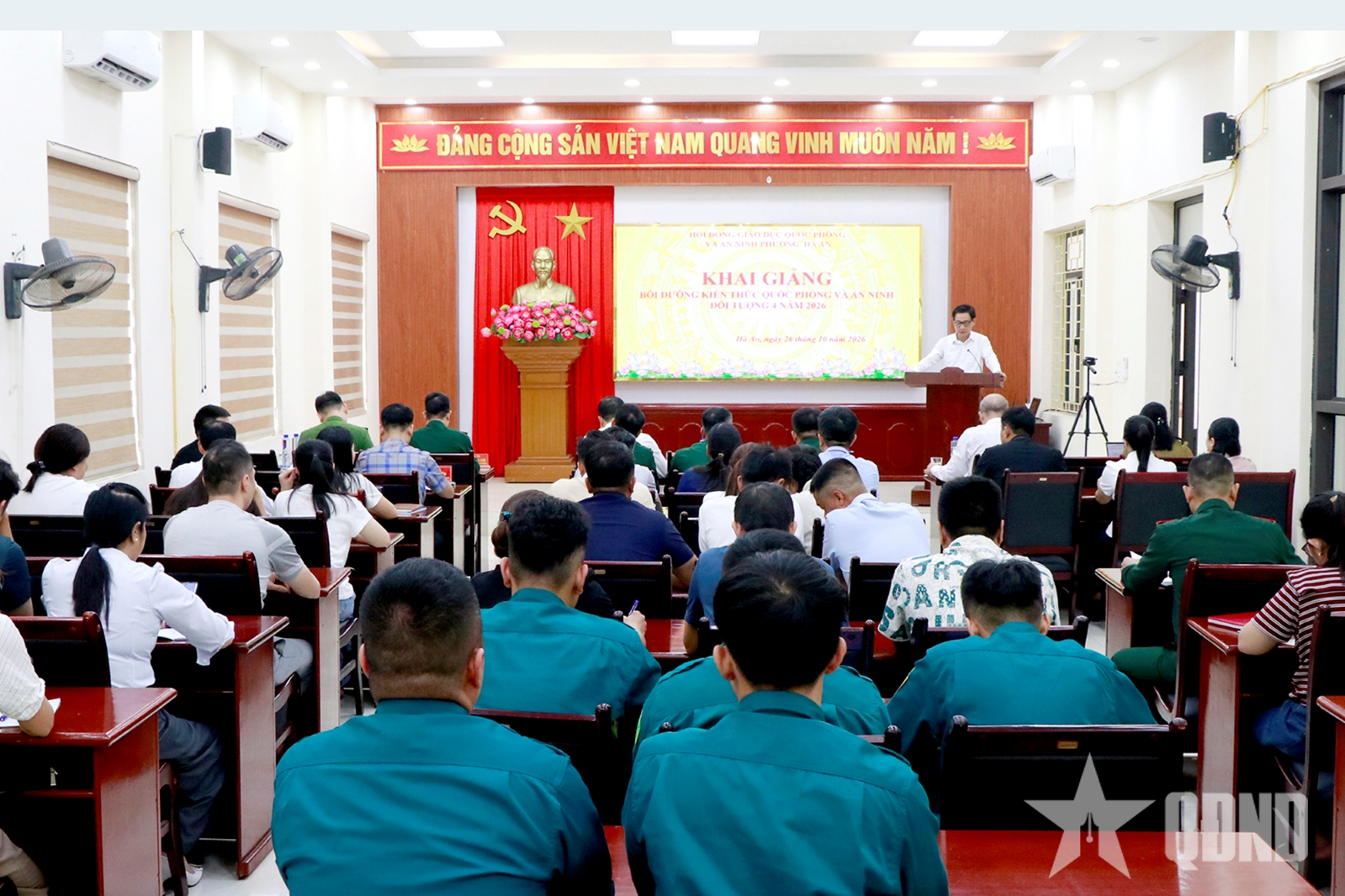 Phường Hà An (TP Quảng Ninh): Bồi dưỡng kiến thức quốc phòng và an ninh đối tượng 4 năm 2026